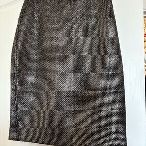 Banana Republic Black and Gray Pencil Skirt